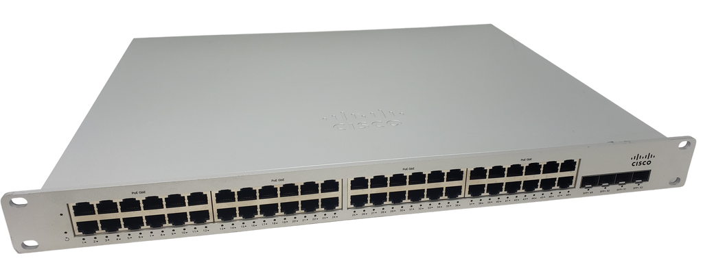 Cisco Meraki MS225-48LP-HW 48-Port Gigabit PoE Cloud Managed 4xSFP+ UNCLAIMED