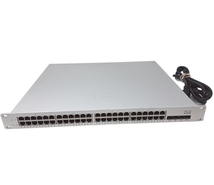 Cisco Meraki MS220-48-HW 48 Port Gigabit Ethernet Switch +4 SFP Ports UNCLAIMED