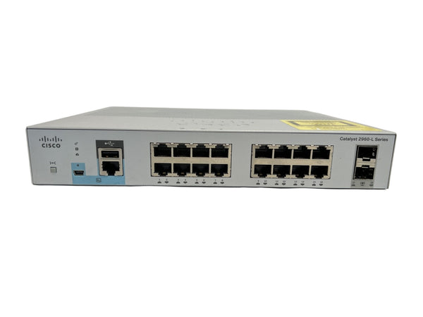 WS-C2960L-16TS-LL Cisco Catalyst 2960L 16 port GigE, 2 x 1G SFP