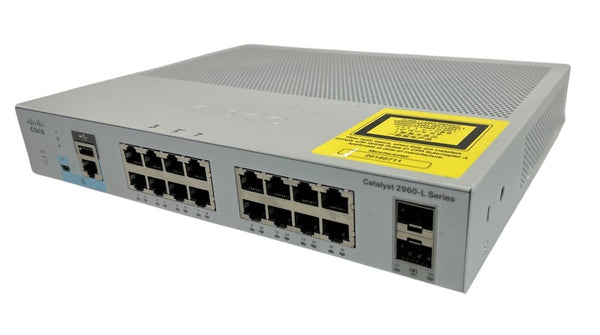 WS-C2960L-16TS-LL Cisco Catalyst 2960L 16 port GigE, 2 x 1G SFP