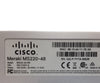 Cisco Meraki MS220-48-HW 48 Port Gigabit Ethernet Switch +4 SFP Ports UNCLAIMED