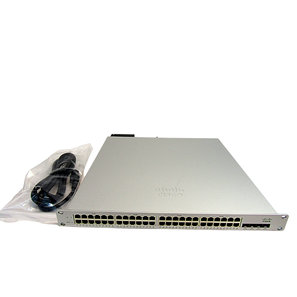 Cisco Meraki MS320-48FP-HW 48-Port PoE Gigabit Switch W/ 1x MA-PWR-1025WAC