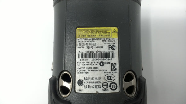 MC9190-G90SWEYA6WR - Scan Solutions Ltd UK MC9190-G90SWEYA6WR - Scan Solutions Ltd UK