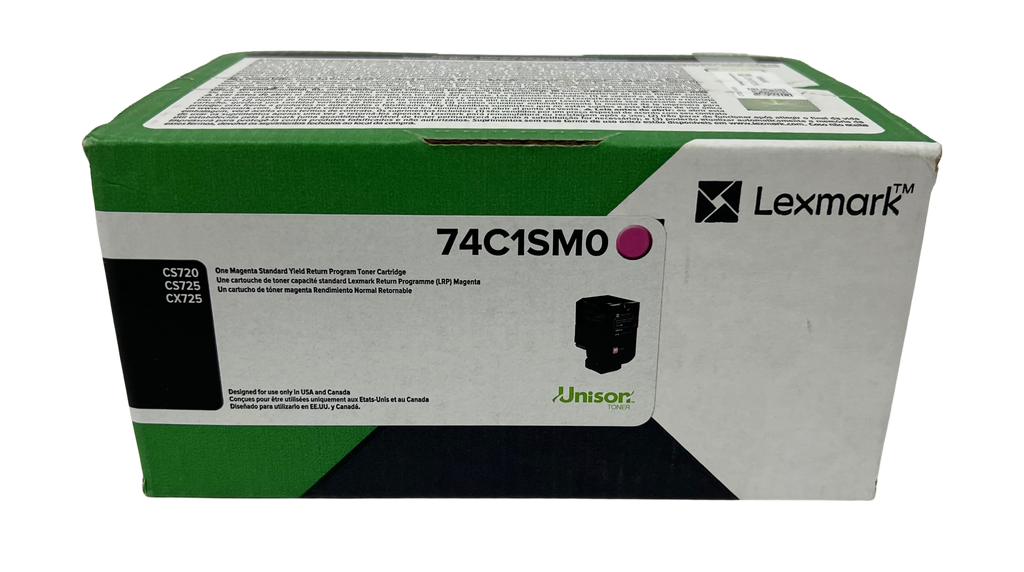 74C1SM0 Return Program Unison Toner, 7,000 Page-Yield, Magenta 74C1SM0 Return Program Unison Toner, 7,000 Page-Yield, Magenta