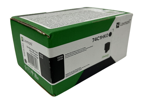 Lexmark 74C1HK0 High-Yield Toner 12000 Page-Yield Black- NEW