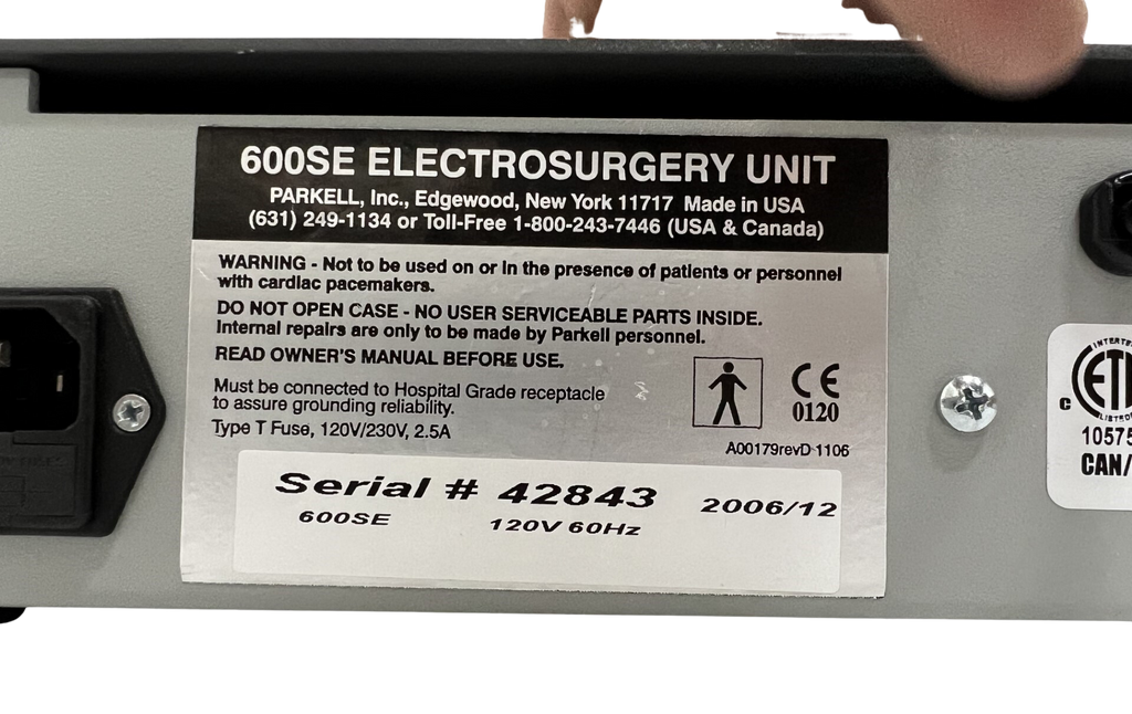 Parkell Sensimatic Electrosurgery Unit 600SE RetailTechOutlet