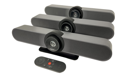 Logitech MeetUp Video Conference Camera 860-000525 with 1 Remote. Pack of 3