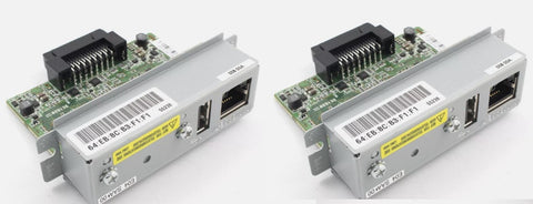 Pack of 2 Epson UB-E04 Ethernet Interface C32C881008TM Series T88VI T88V T70II