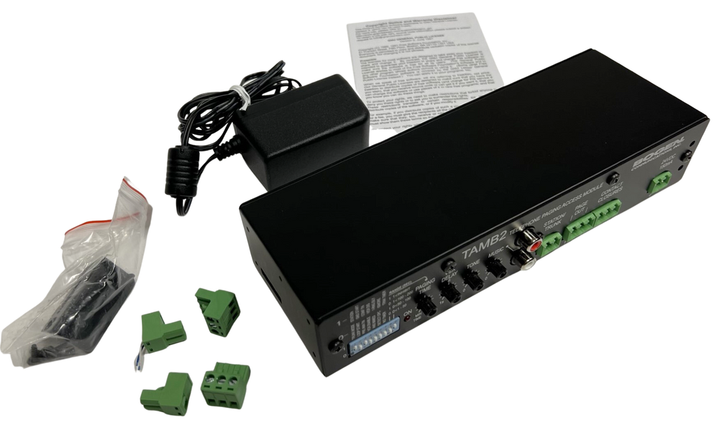 BOGEN Communications TAMB2-PS Telephone Paging Access Module ...