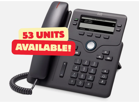 Cisco CP-6851 IP Phone VoIP Gigabit PoE Business Office Desk Phone BRAND NEW