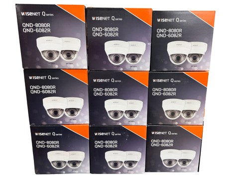 Hanwha Wisenet QND-6082R1 2MP PoE IR Dome IP Security Camera NEW