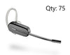 Lot of Plantronics Headsets and bases CS540 - CS520 - CS510