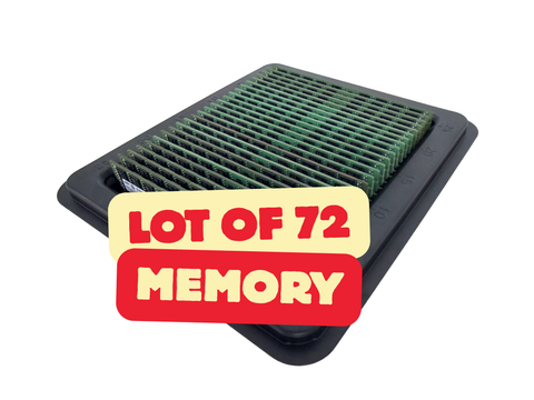 Lot of 72 Samsung Server Memory 32GB 4DRx4 PC4-2133p M386A4G40DM0-CPB