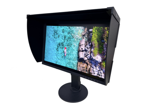 Eizo ColorEdge Monitor 24" CG2420 W/ Original Stand and Visor 0FTD2166