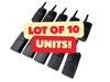 Lot of 10 Motorola RMU2040 RM Series 2-Way Radios 4 Channel 2 Watt UHF