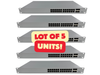 Lot of 5 Cisco Meraki MS120-24-HW 24 port switch Brand New UNCLAIMED