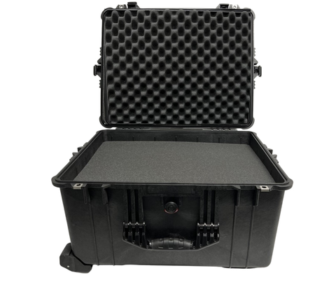 Pelican 1620 Protector Case with FOAM included! - Black Hard Rolling Travel Case great shape!