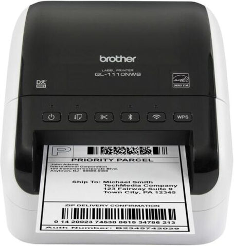 Brother QL-1110NWB Professional Thermal Desktop Label Printer Wireless Ethernet