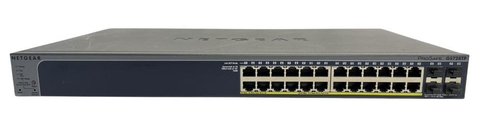 NETGEAR ProSafe GS728TP 24-Port Gigabit Smart Switch with PoE and 4 SF ...