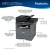 NEW Brother Laser Multifunction Printer MFC L5700DW BONUS 3 toners New with purchase