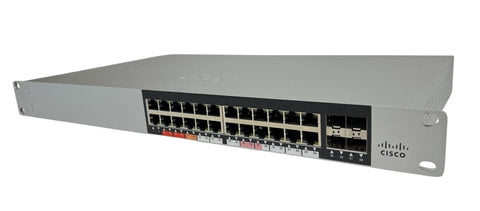 Cisco Meraki MS120-24P-HW 24-Ports Ethernet PoE Switch 600-61050-A Unclaimed