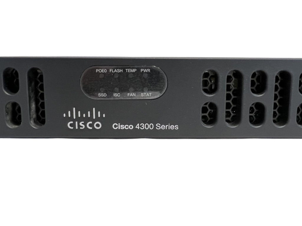 Cisco ISR4331/K9 4331 IP BASE Integrated Services Router No Clock Issu ...