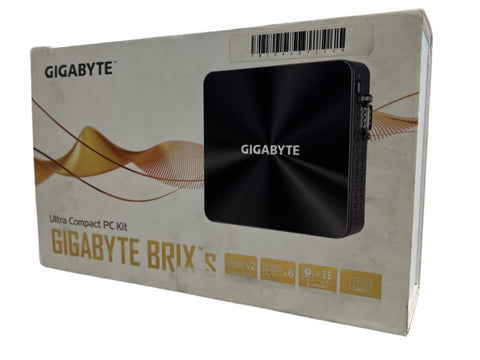 GIGABYTE BRIX s GB-BKi3HA-7100 Intel 7th Gen Wifi BT Compact PC New in open Box