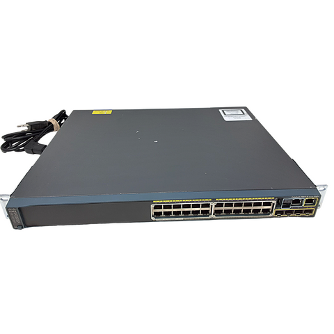 Cisco Catalyst 2960 Series 24 Port WS-C2960-24PC-L PoE+ Gigabit Switch