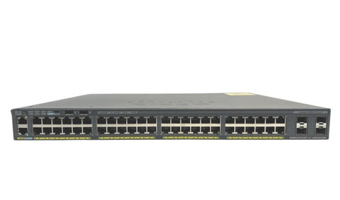 Cisco Catalyst 2960 48 Ports Rack Mountable Switch (WS-C2960X-48FPS-L)